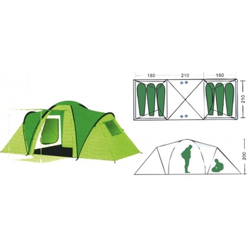 Палатка туристическая Remington (180+210+180)*210*200