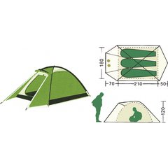 Палатка туристическая Remington (210+50)*150*110