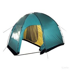 Tramp  Bell 3 зеленая палатка