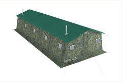 Армейская палатка БЕРЕГ- 40М2 11,25м х 6м (двухслойная)
