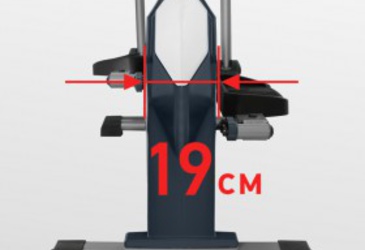 Расстояние между педалями (Q-Фактор S.Q.F.) 19 см.