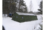 Армейская палатка БЕРЕГ- 40М2 11,25м х 6м (двухслойная)