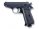 Пистолет пневматический Walther PPK/S (чёрный с чёрной рукояткой)