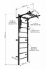Шведская стенка с турником-брусьями FORMAN FLEXTER PROFI
